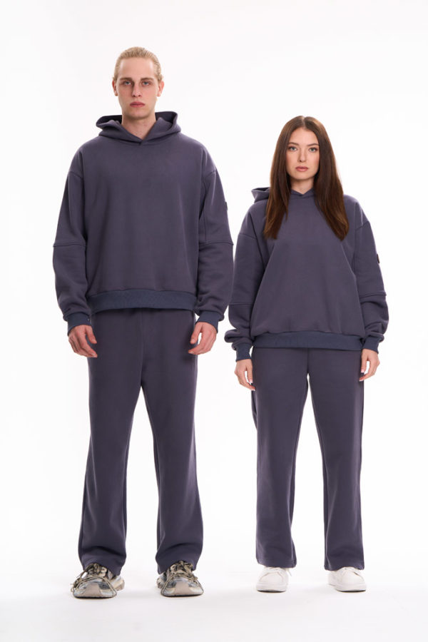 unisex Hoodie & Sweatpants (NAVY) Set