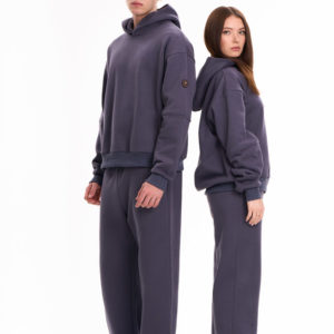 unisex Hoodie & Sweatpants (NAVY) Set