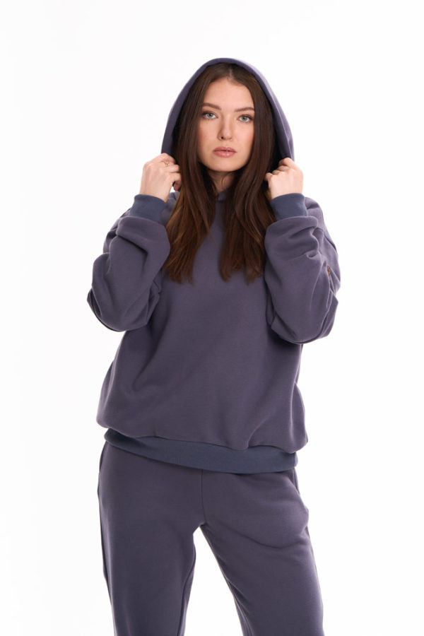 unisex Hoodie & Sweatpants (NAVY) Set